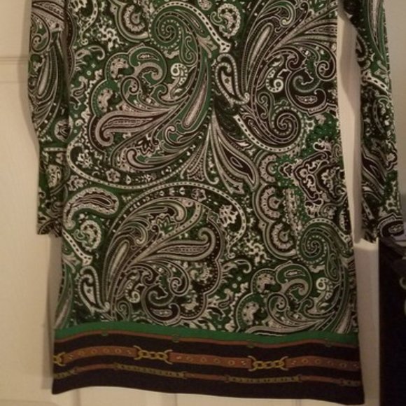 Michael Kors Emerald Gr Paisley Fitted Shift dress - Picture 5 of 5